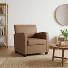 Fauteuil cappuccino kunstleer 70x79x78 cm