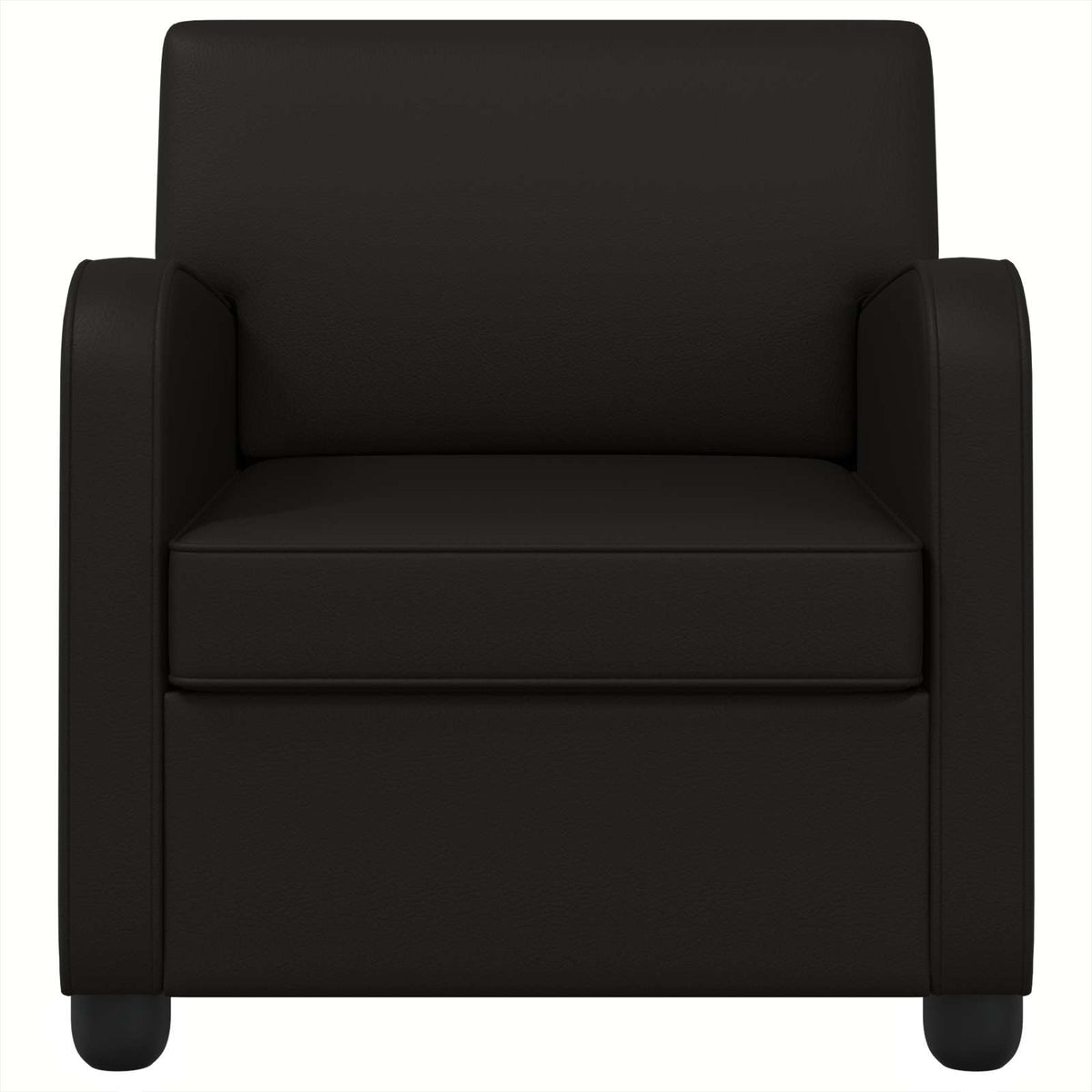 Fauteuil Zwart Kunstleer
