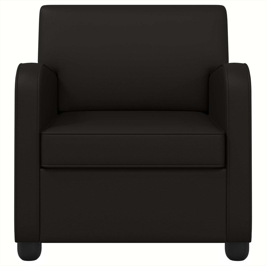 Fauteuil Zwart Kunstleer