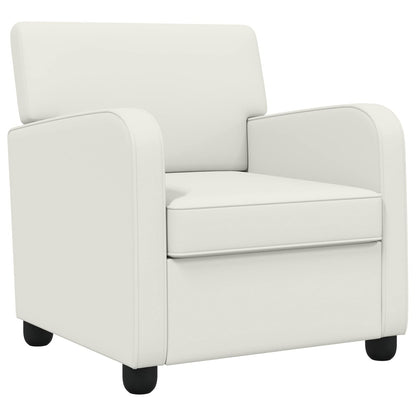 Fauteuil Wit Kunstleer