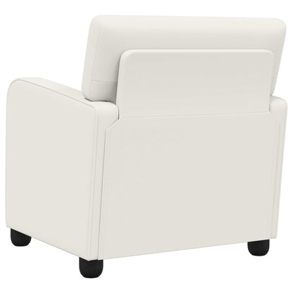 Fauteuil Wit Kunstleer