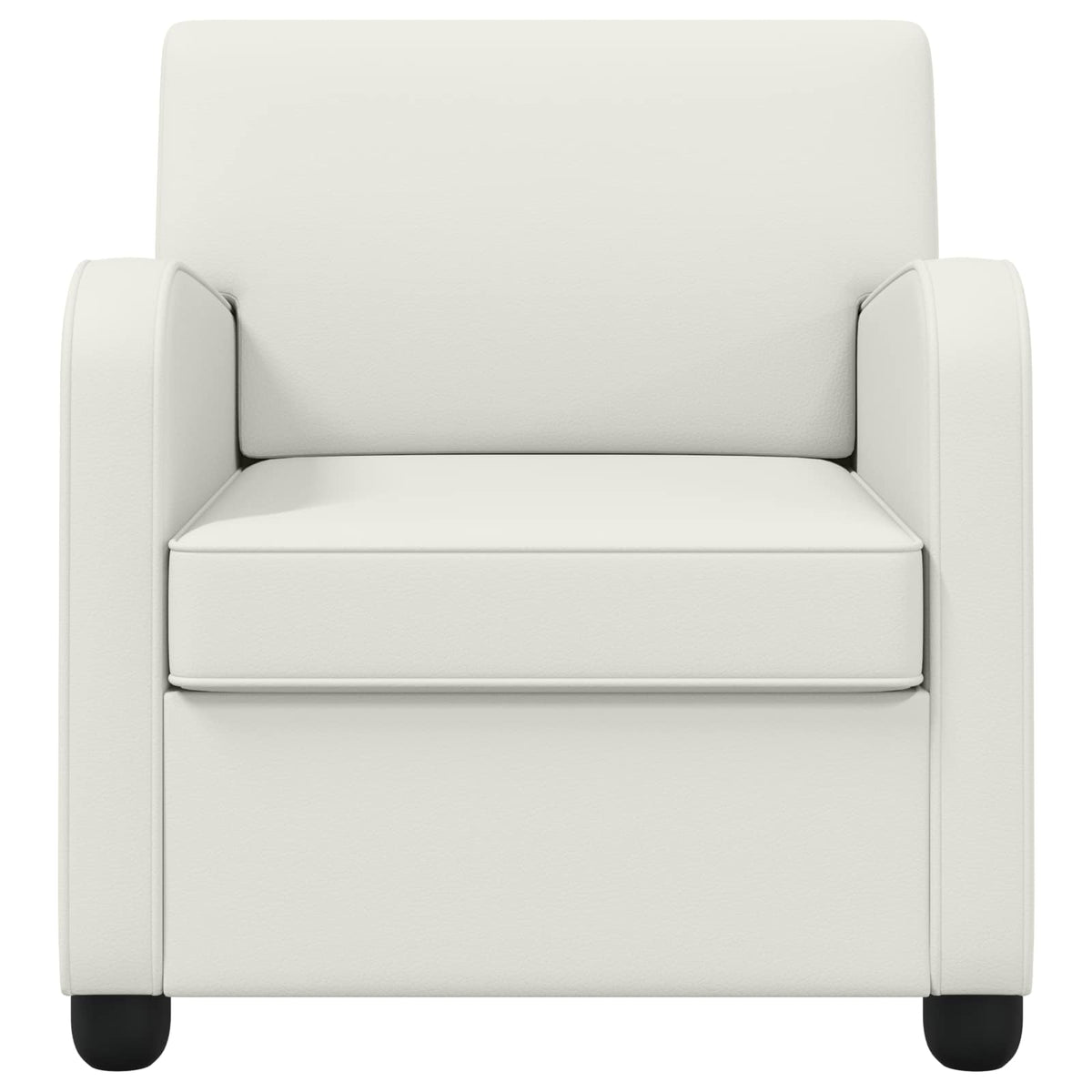 Fauteuil Wit Kunstleer