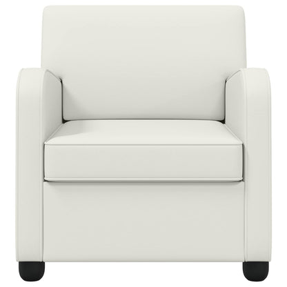 Fauteuil Wit Kunstleer