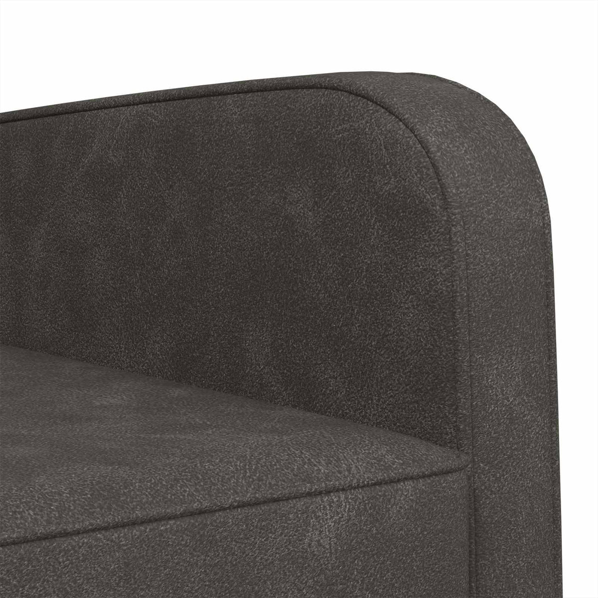 Fauteuil Antiekzwart Kunstleer