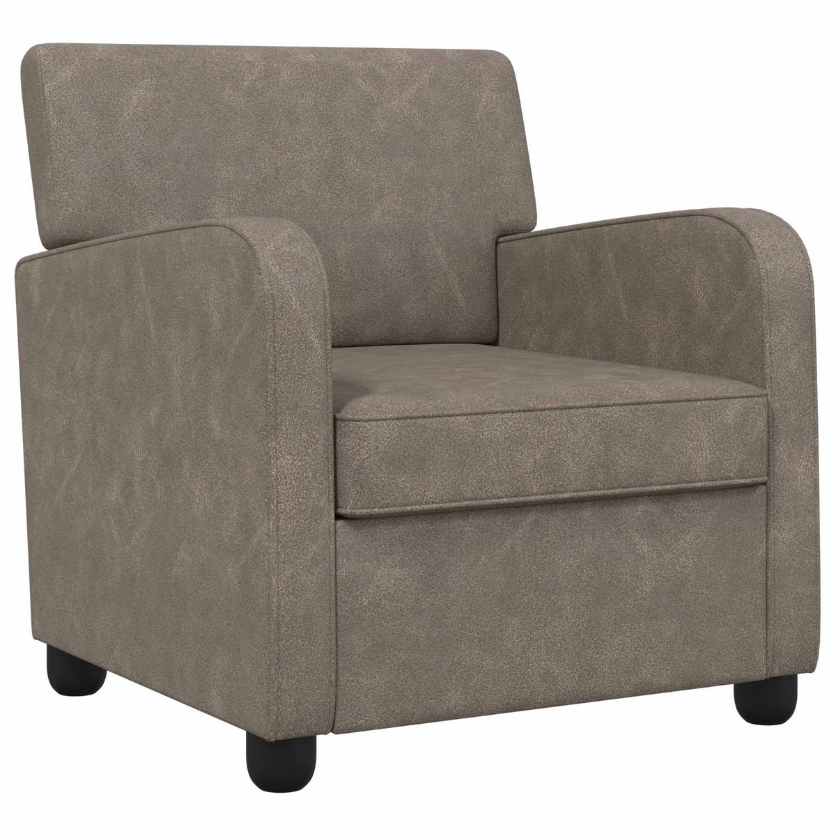 Fauteuil Antiekgrijs Kunstleer
