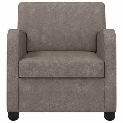 Fauteuil Antiekgrijs Kunstleer