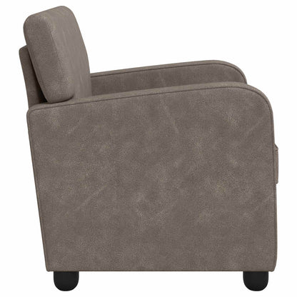 Fauteuil Antiekgrijs Kunstleer