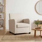 Fauteuil Crèmekleurig Chenille