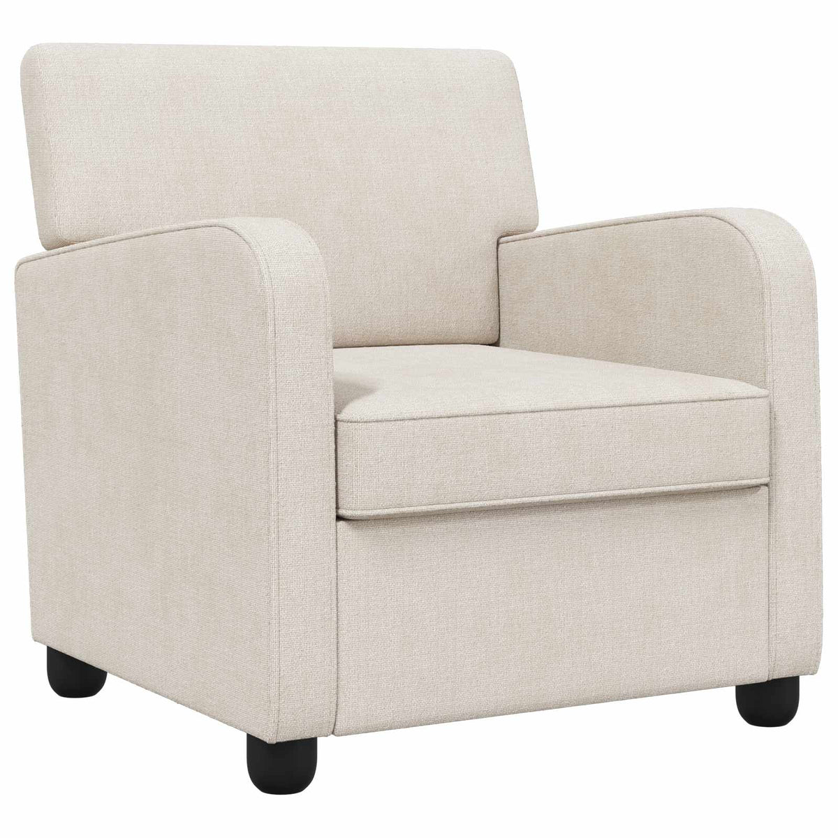 Fauteuil Crèmekleurig Chenille