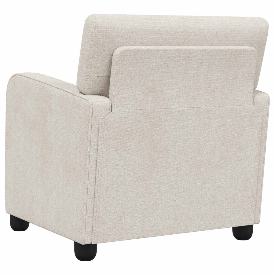 Fauteuil Crèmekleurig Chenille