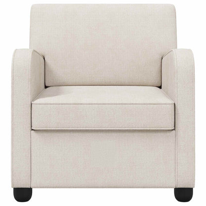 Fauteuil Crèmekleurig Chenille