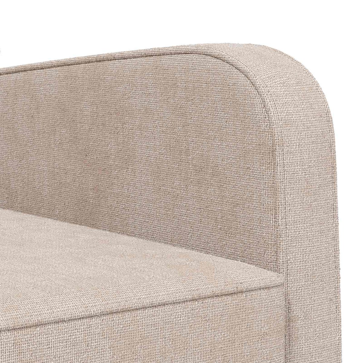 Fauteuil Beige Chenille