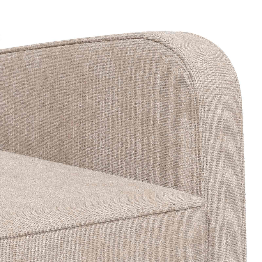 Fauteuil Beige Chenille