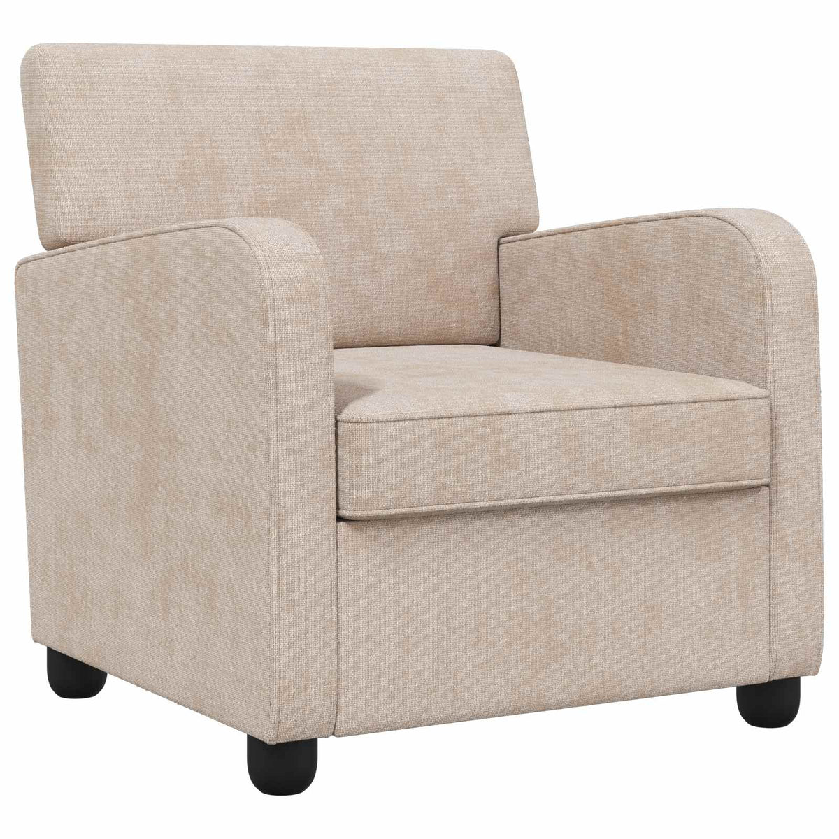Fauteuil Beige Chenille