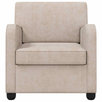 Fauteuil Beige Chenille