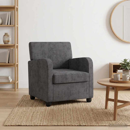 Fauteuil Donkergrijs Chenille