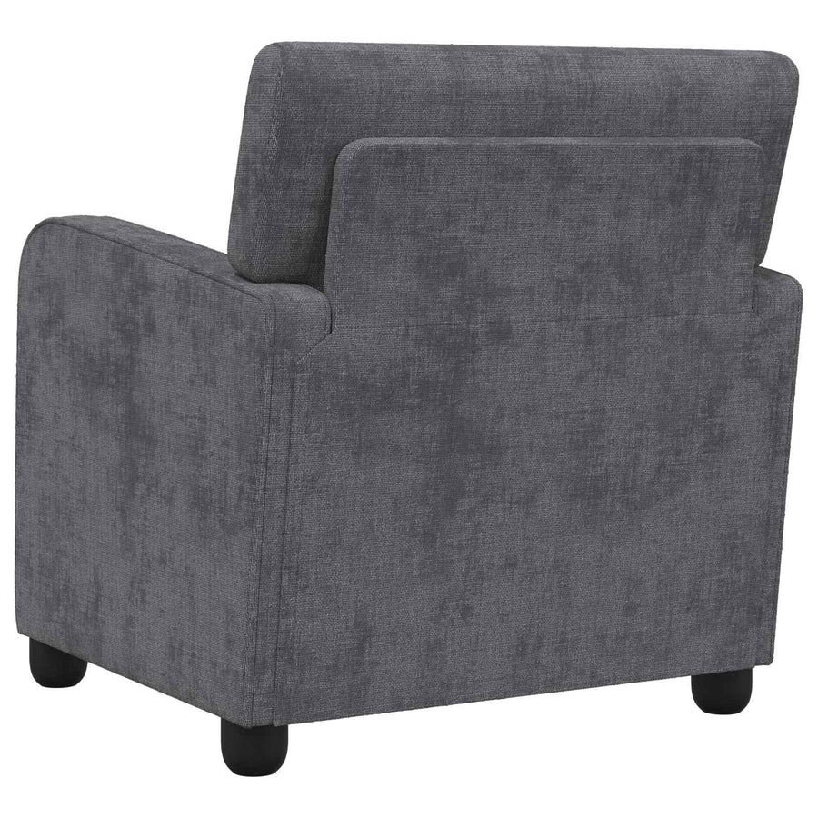 Fauteuil Donkergrijs Chenille