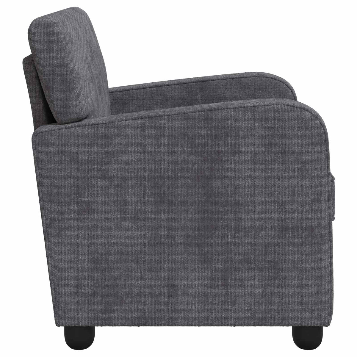Fauteuil Donkergrijs Chenille
