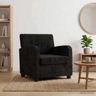 Fauteuil Zwart Chenille