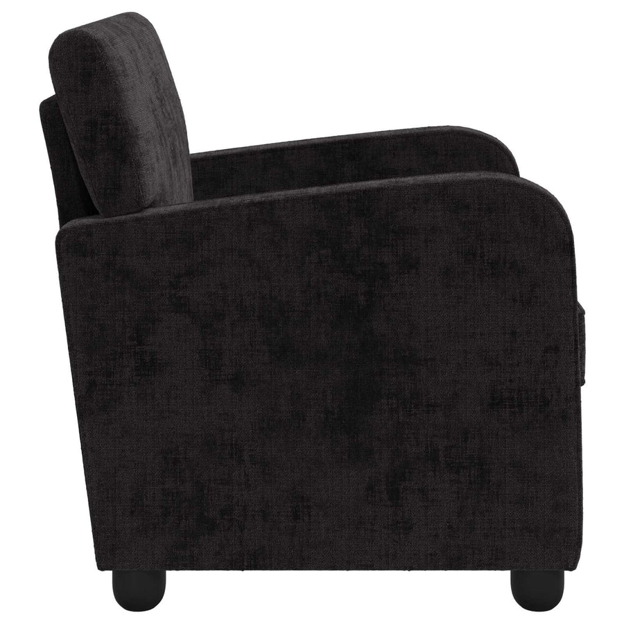 Fauteuil Zwart Chenille