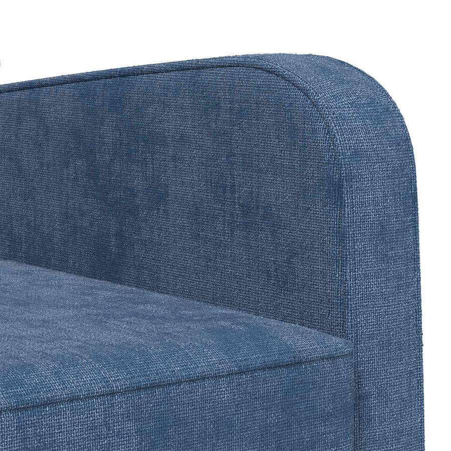 Fauteuil Blauw Chenille