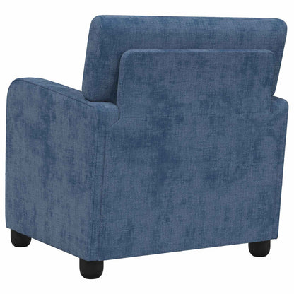 Fauteuil Blauw Chenille