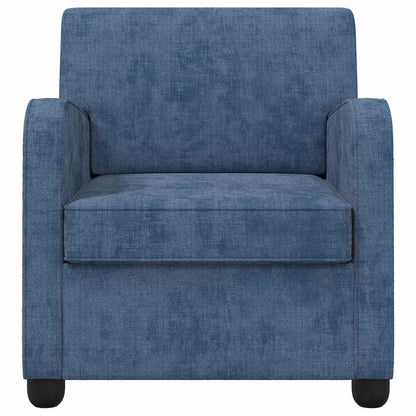 Fauteuil Blauw Chenille