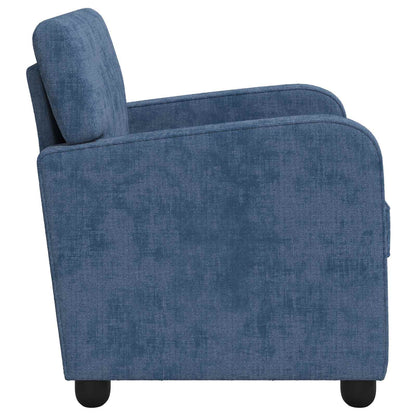 Fauteuil Blauw Chenille
