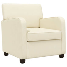 Fauteuil Crèmekleurig fluweel