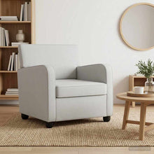 Fauteuil Lichtgrijs fluweel