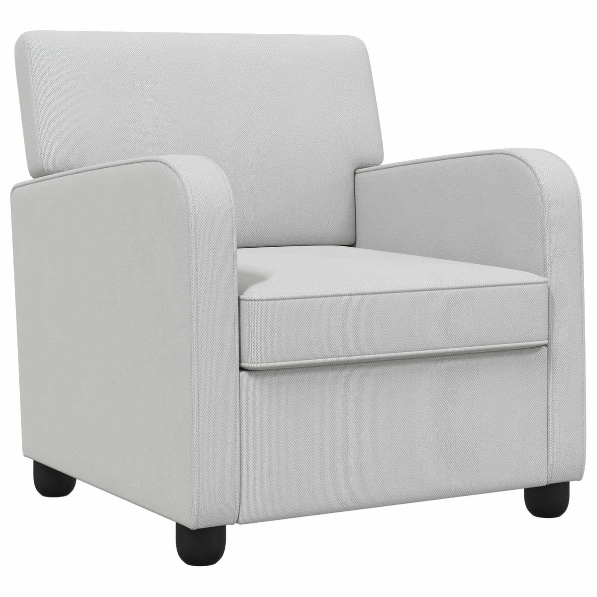 Fauteuil Lichtgrijs fluweel