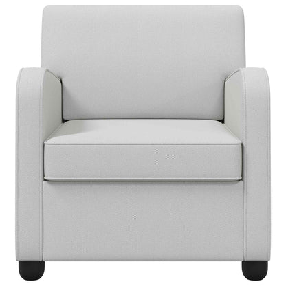 Fauteuil Lichtgrijs fluweel