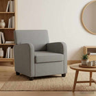 Fauteuil donkergrijs fluweel 70x79x78 cm