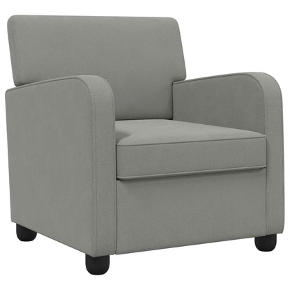 Fauteuil Donkergrijs fluweel