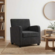 Fauteuil zwart fluweel 70x79x78 cm
