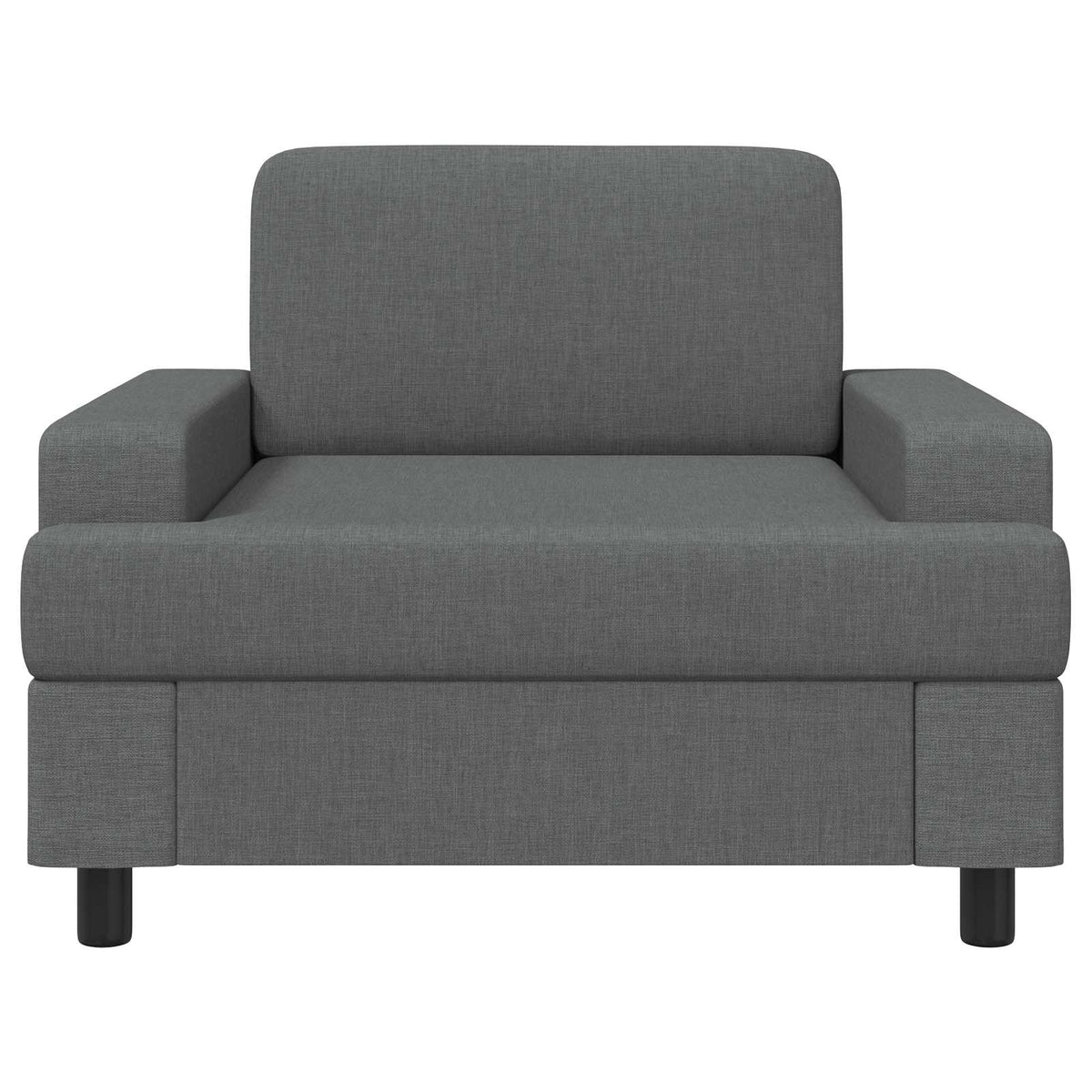 Fauteuil Donkergrijs Stof