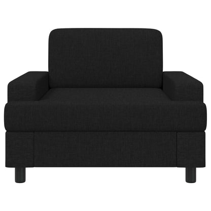 Fauteuil Zwart Stof