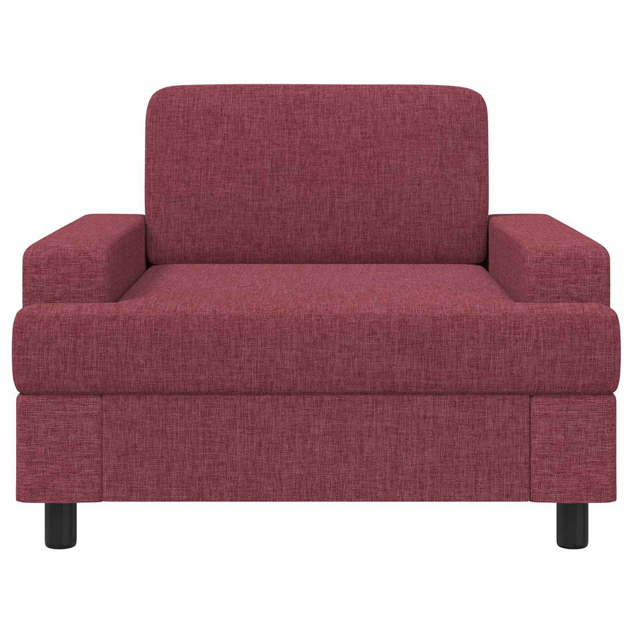 Fauteuil Wijnrood Stof