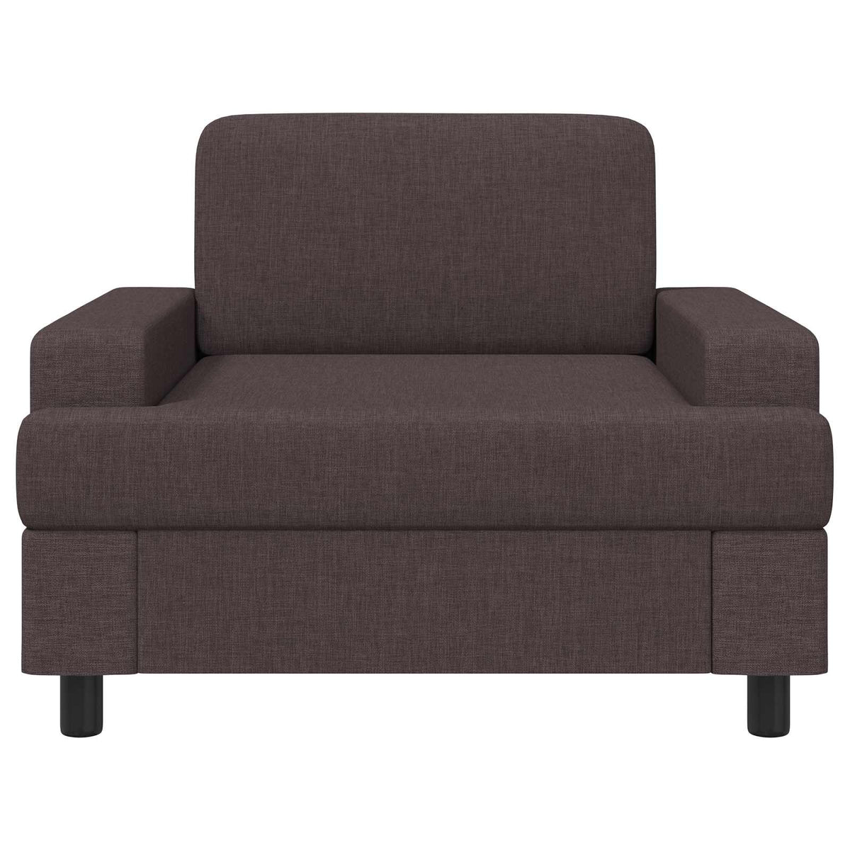 Fauteuil Donkerbruin Stof