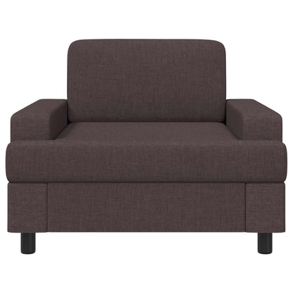 Fauteuil Donkerbruin Stof