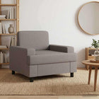 Fauteuil 110x98x85 cm taupe stof