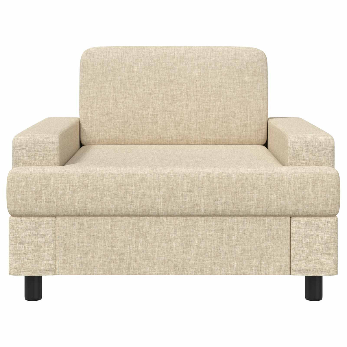 Fauteuil Crèmekleurig Stof