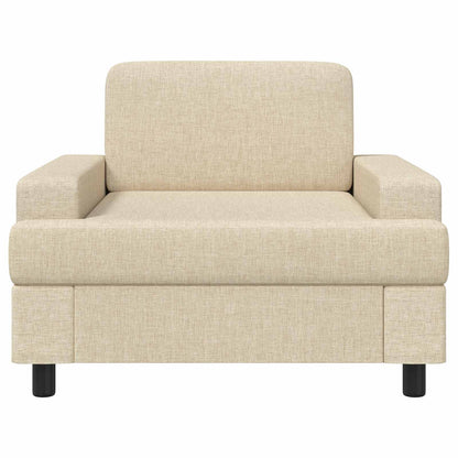 Fauteuil Crèmekleurig Stof