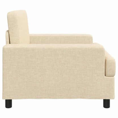 Fauteuil Crèmekleurig Stof