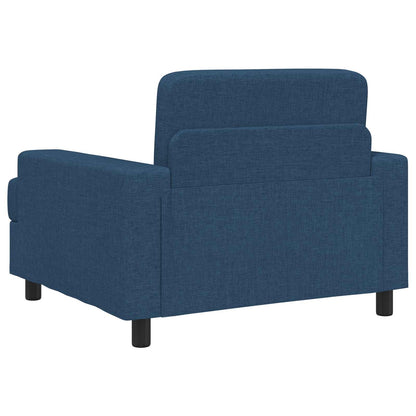 Fauteuil Blauw Stof