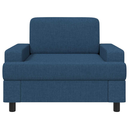 Fauteuil Blauw Stof