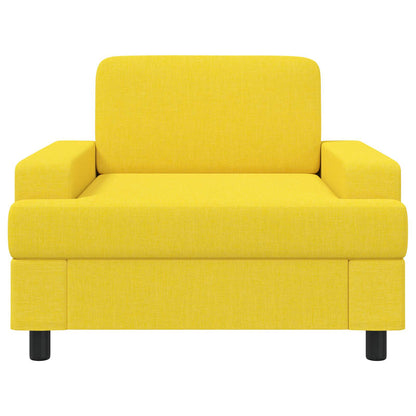 Fauteuil Lichtgeel Stof