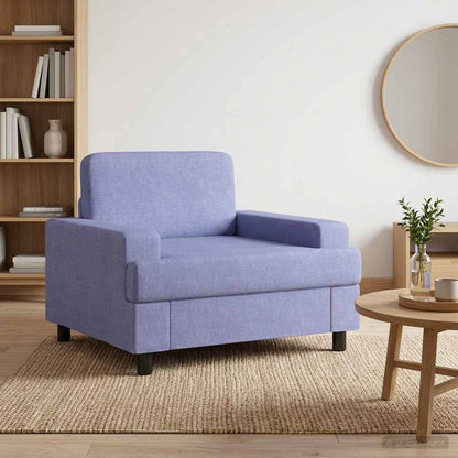Fauteuil Jeans Blauw Stof