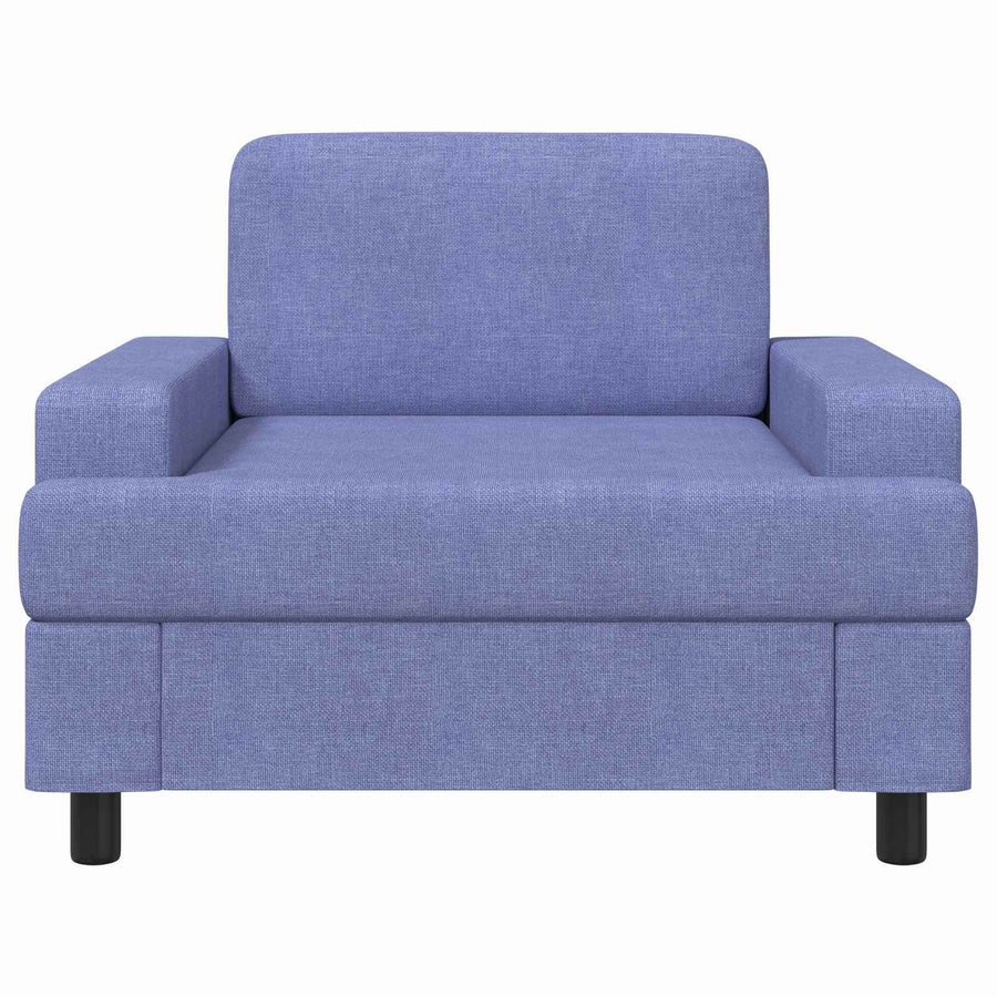 Fauteuil Jeans Blauw Stof