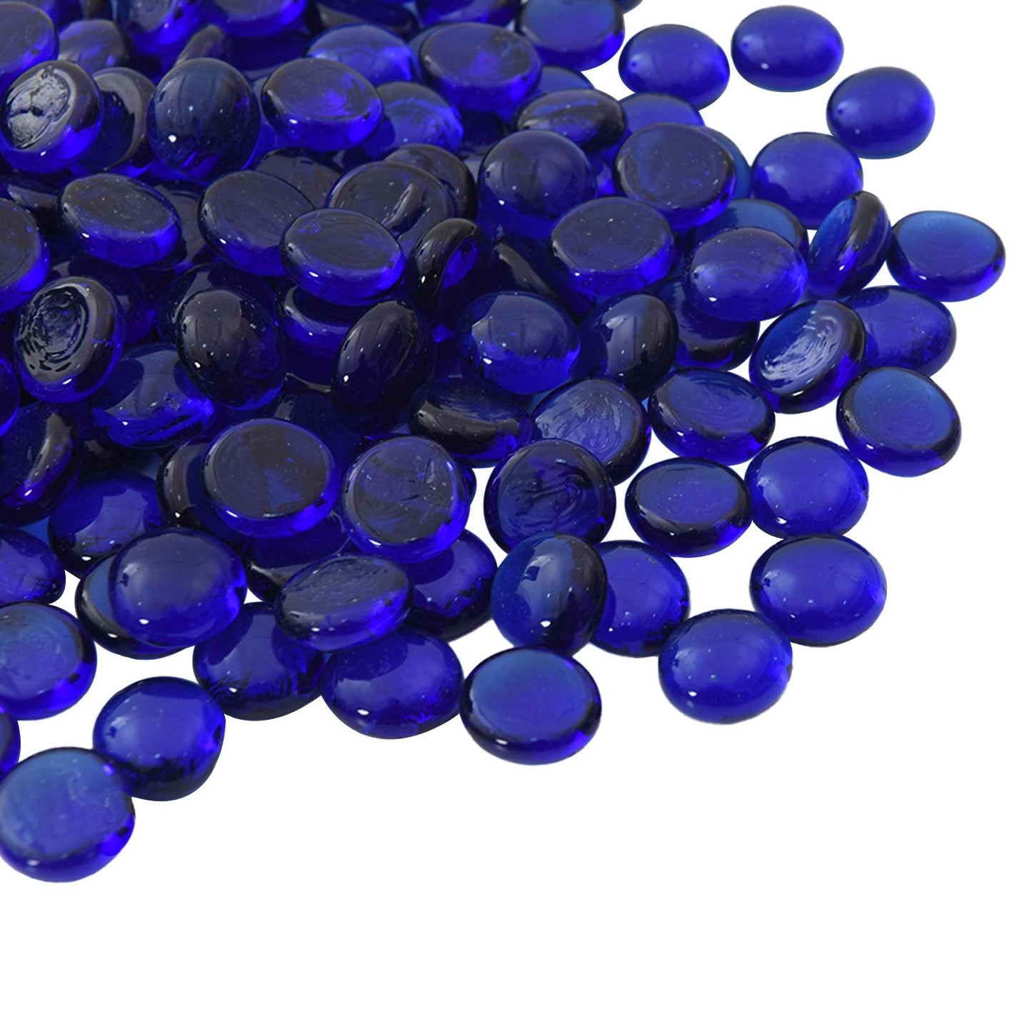 Glasnugget 17-19 mm Kobaltblauw Glas